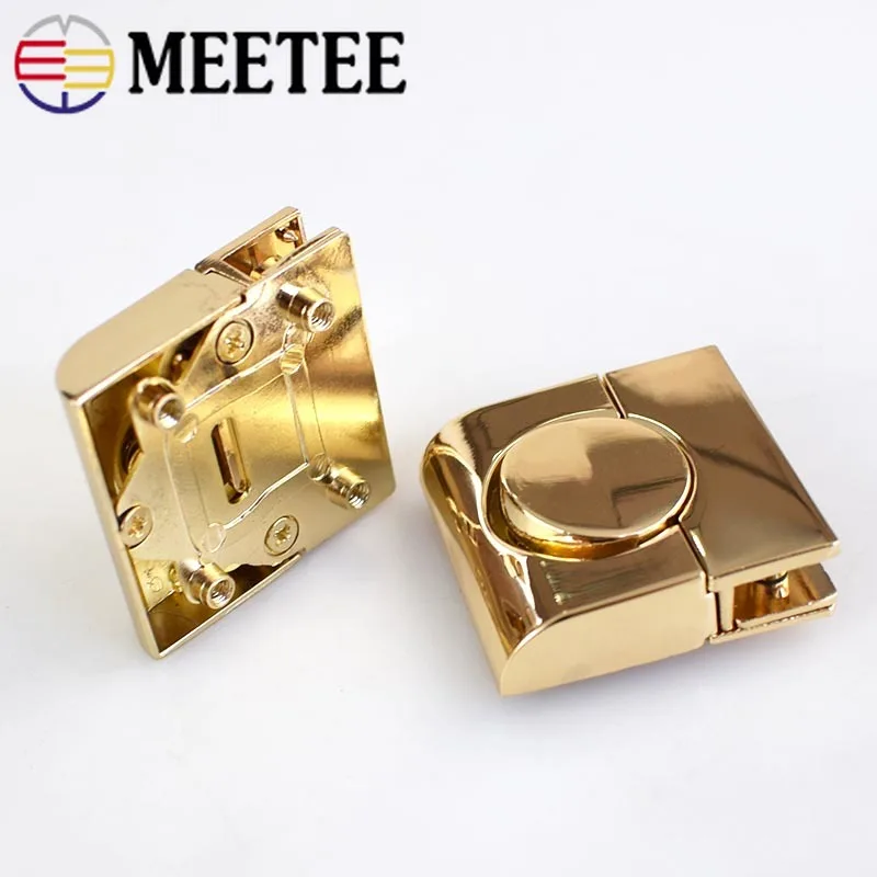 2/4 шт. квадратный Сумки из натуральной кожи с металлическими вставками и оснастки