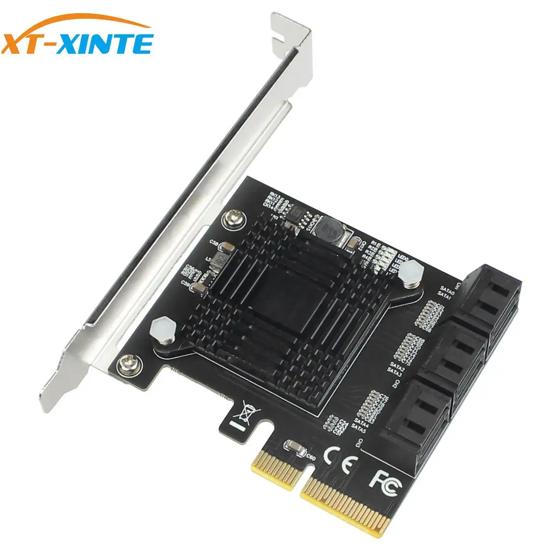 Карта контроллера XT XINTE 6 Гбит/с SATA 3 0 PCI E с 6/10 портами III PCIe плата расширения Express