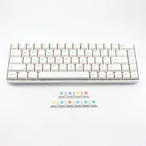 cool kids keycaps pbt sublimation key cap cherry profile mechanical keyboard 129 keys free global shipping