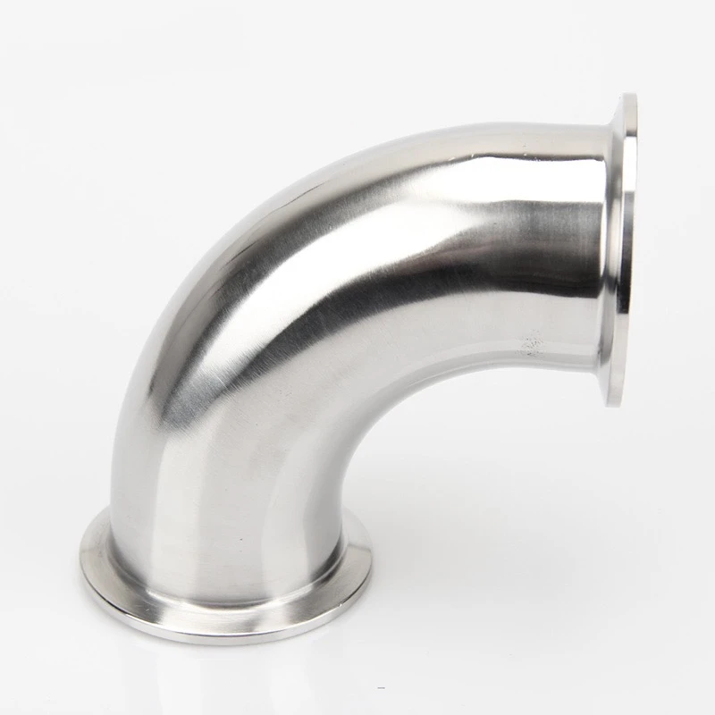 1.5" 38mm Pipe O/D SUS304 Stainless Steel Sanitary Tri Clamp 45 or 90 Degree Elbow Fitting For Homebrew Diary Product Обустройство