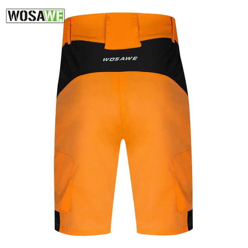 Шорты WOSAWE Мужские для горного велосипеда свободные дышащие спорта на открытом