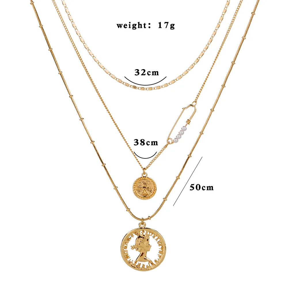 

Women's Accessories Gold Plated Jewelry Gold Chain Stainless Steel Necklace Chain Full Metal Alchemist Neck Decoration 2021