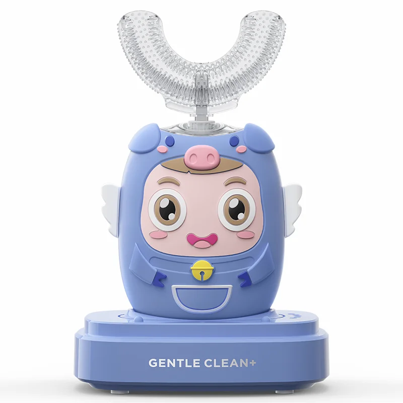 

Children's ElectricToothbrush U-ShapedAutomaticBaby Sonic Rechargeable U-Shaped Brushing Gadgets Let Babey in Love with Brushing