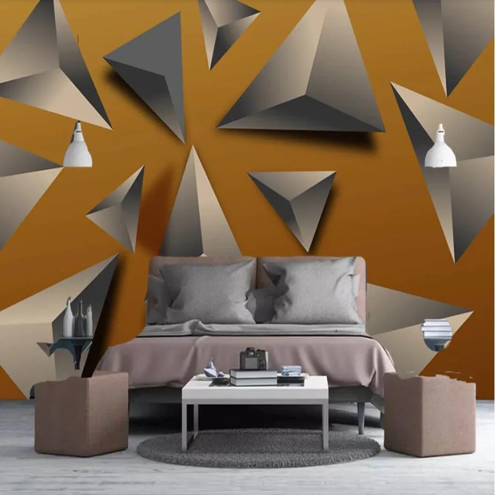 Пользовательские Большие Настенные обои 3D современный минималистичный