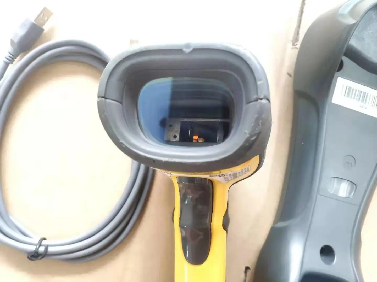 Esc&aacute;ner de c&oacute;digo de barras para coche, lector de c&oacute;digo de barras de rango est&aacute;ndar inal&aacute;mbrico, 1D, para Symbol LS3578 FZ con cuna STB3578-1