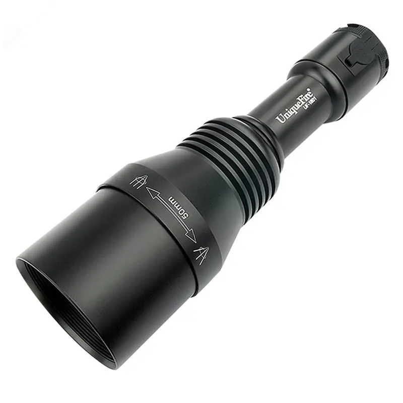 Светодиодный фонарь UniqueFire 1801 T50mm для охоты комплект белый зеленый красный