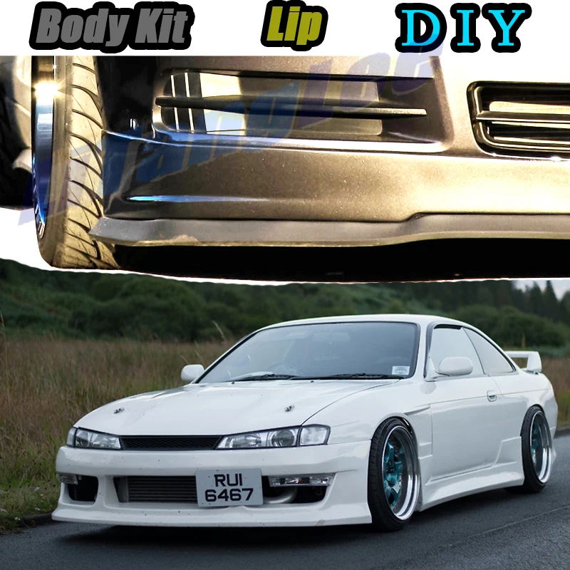 Автомобильный бампер передний спойлер дефлектор юбки для Nissan Silvia S13 S14 S15 200SX Tune