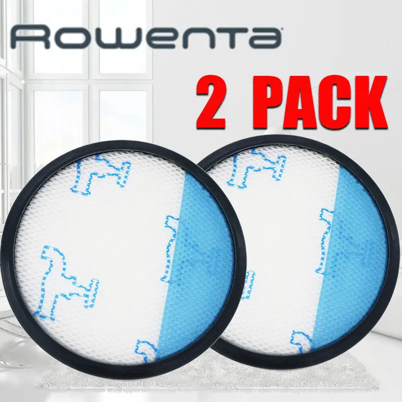 2pcs Rowenta Комплект фильтров HEPA Staubsauger Compact power RO3715 RO3759 RO3798 RO3799 Запчасти для пылесоса комплект аксессуаров - Цвет: 2pcs