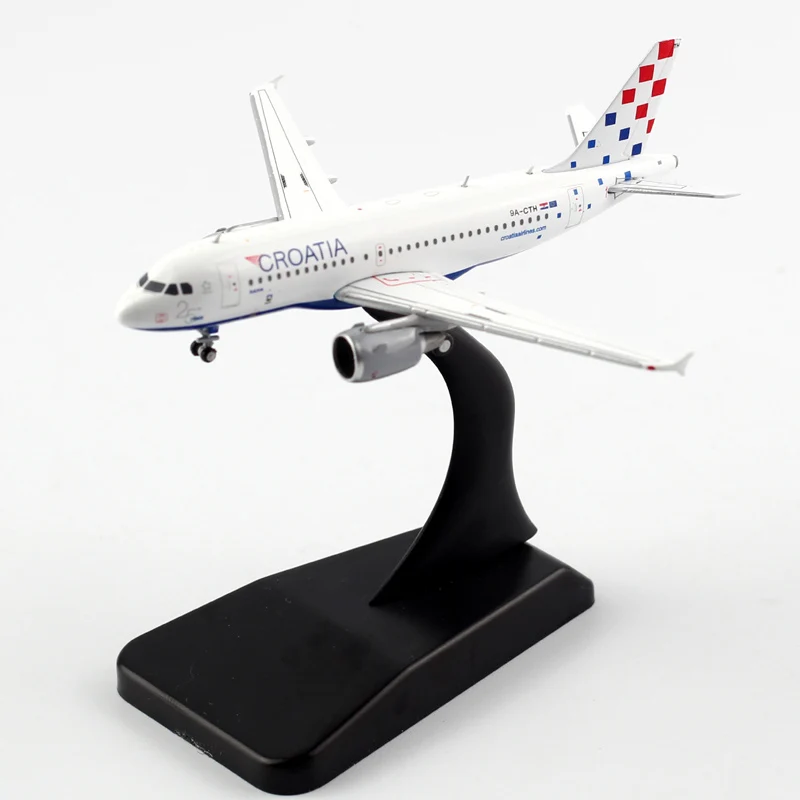 Модель A319 из сплава с базовым шасси 8 5 см 1:400 | Игрушки и хобби
