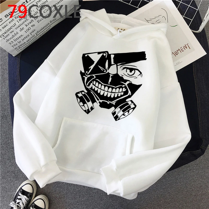 

Tokyo Ghoul hoodies men anime harajuku printed male sweatshirts grunge printed