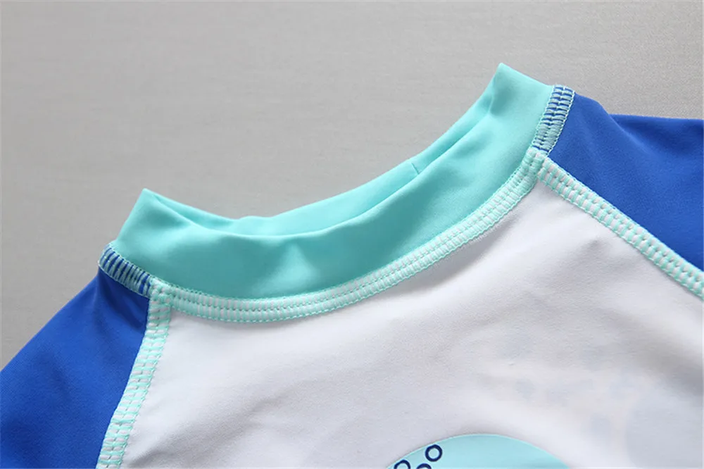 Детский купальный костюм UPF50 детский с длинными рукавами и уф защитой для