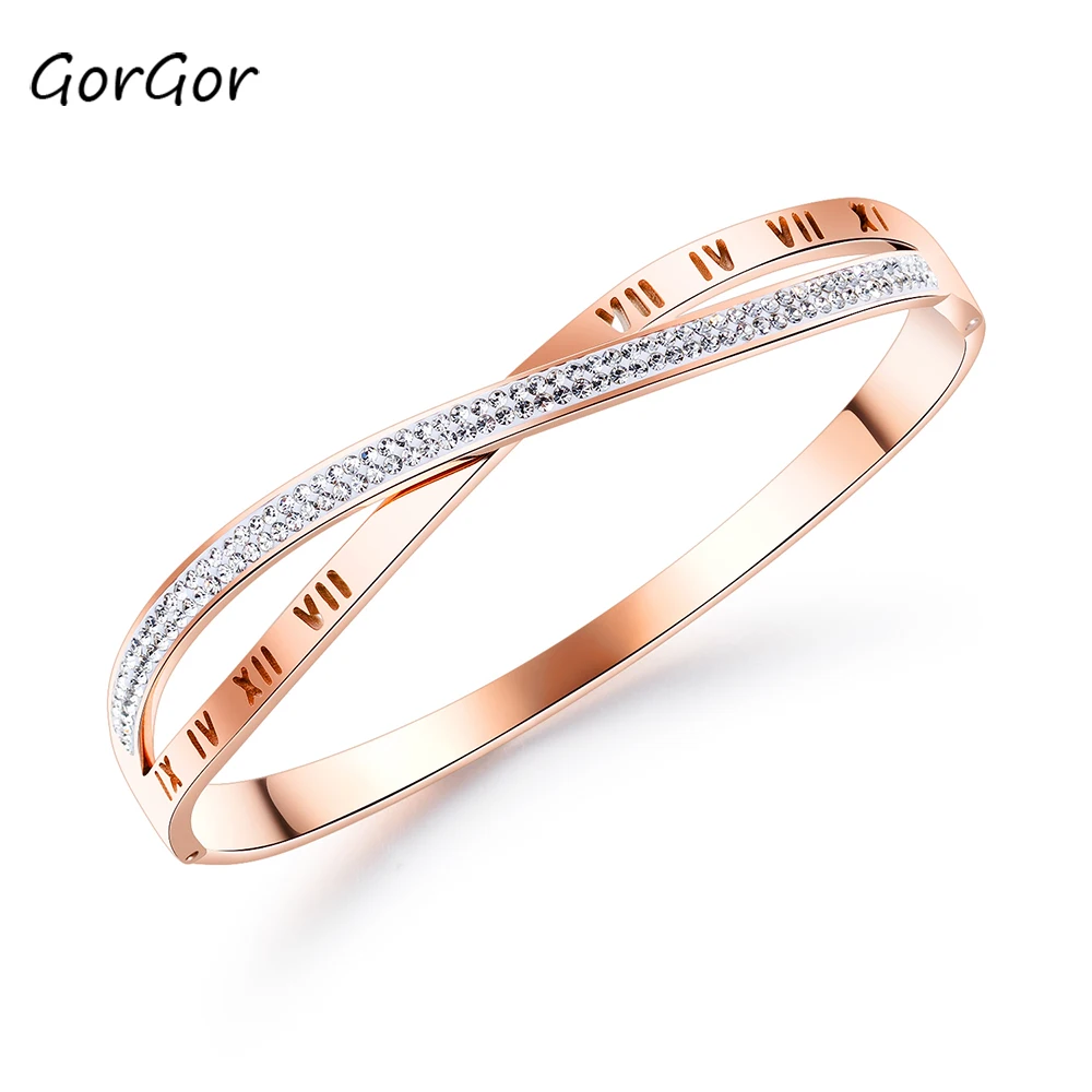 GorGor женские кольца Стразы мозаика перекрестный дизайн Обувь со сквозными