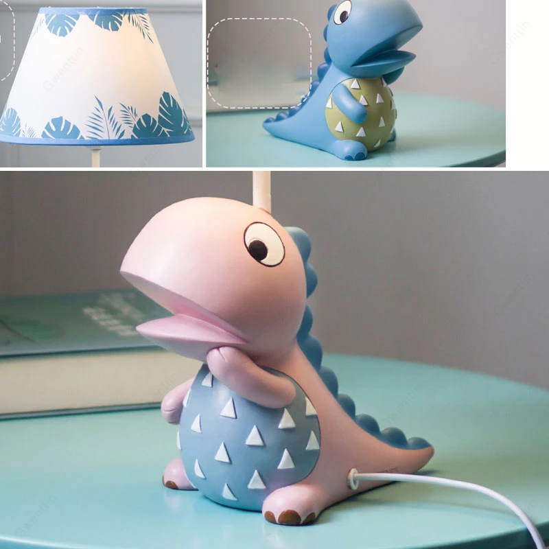 Настольные лампы с рисунком динозавра для спальни детская комната мальчиков