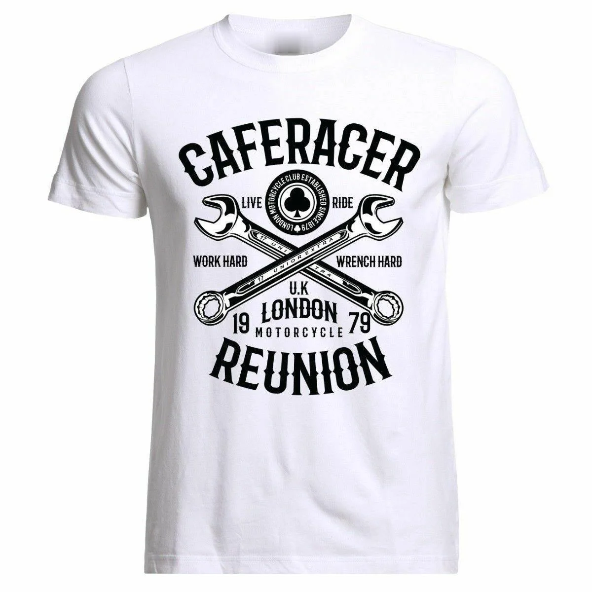 

Motorcycle Racer Competition Men's Summer Cotton Short-sleeved O-neck T-shirt