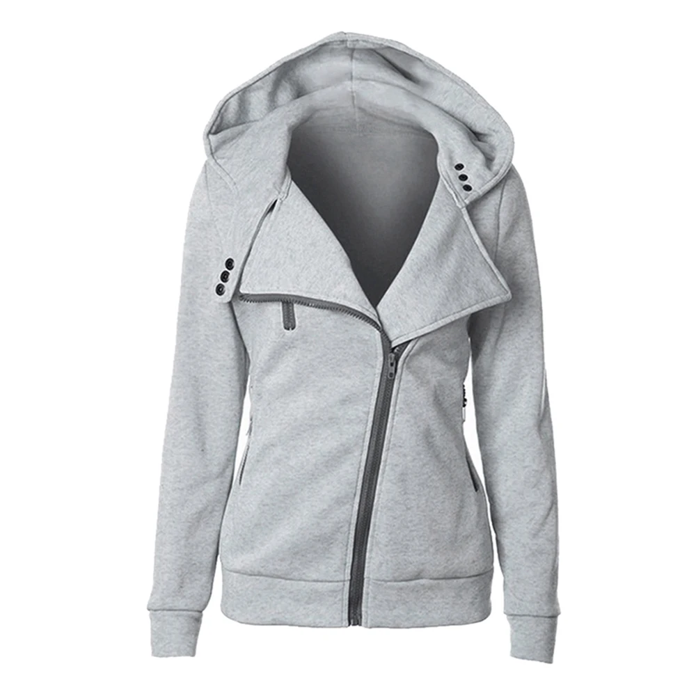 Laamei модные на молнии Перемычка Hoody Весна с длинным рукавом толстовки Толстовка для женщин куртки женские Harajuku кофты