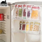 Многоразовые Пакеты с молнией для банок и сэндвичей, пакет для хранения закусок, печенья, конфет, герметичный органайзер для свежих продуктов, сумка для хранения на кухне