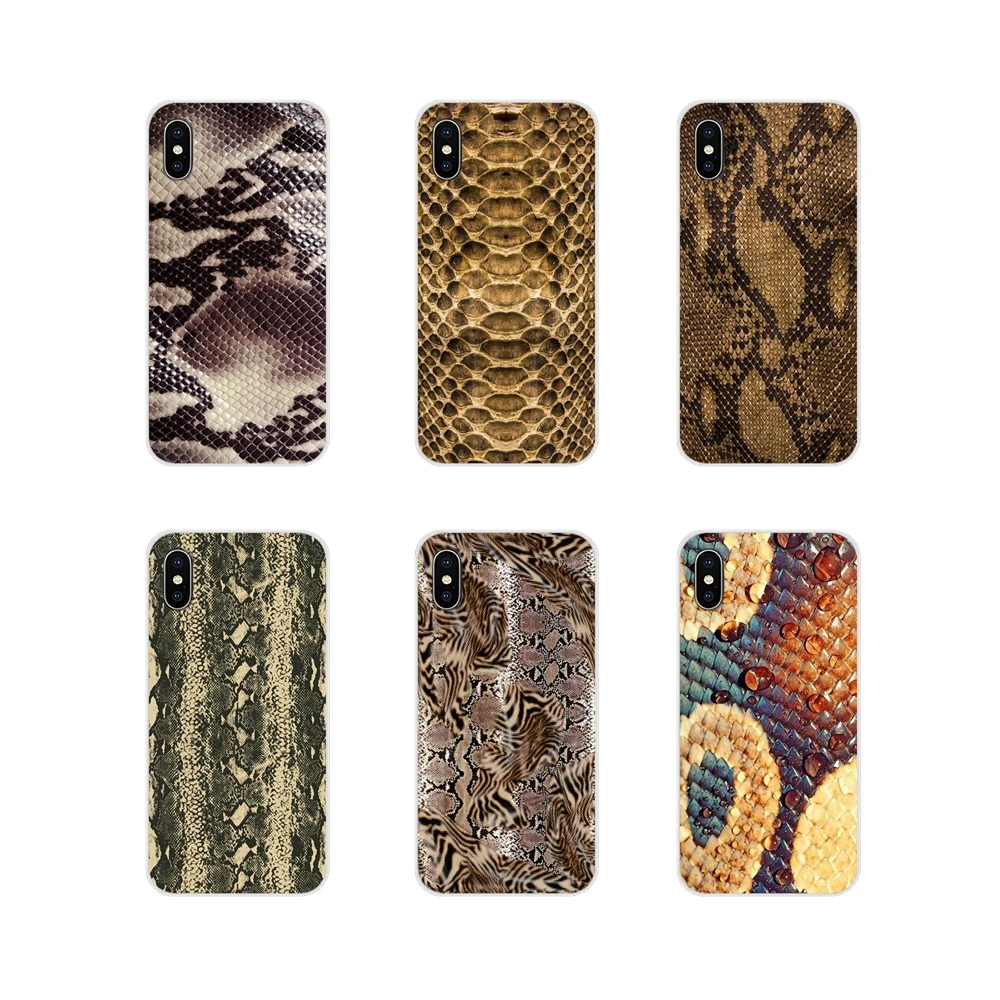 Чехлы для Huawei G7 G8 P7 P8 P9 P10 P20 P30 Lite Mini Pro P Smart Plus 2017 2018 2019 кожа питона Желтое Золото