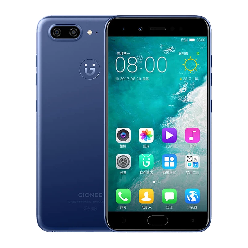 Gionee S10 4G LTE Смартфон Android 7,0 Helio P25 5," ips 1920x1080 6 Гб ram 64 Гб rom 20,0 МП 4 камера отпечаток пальца