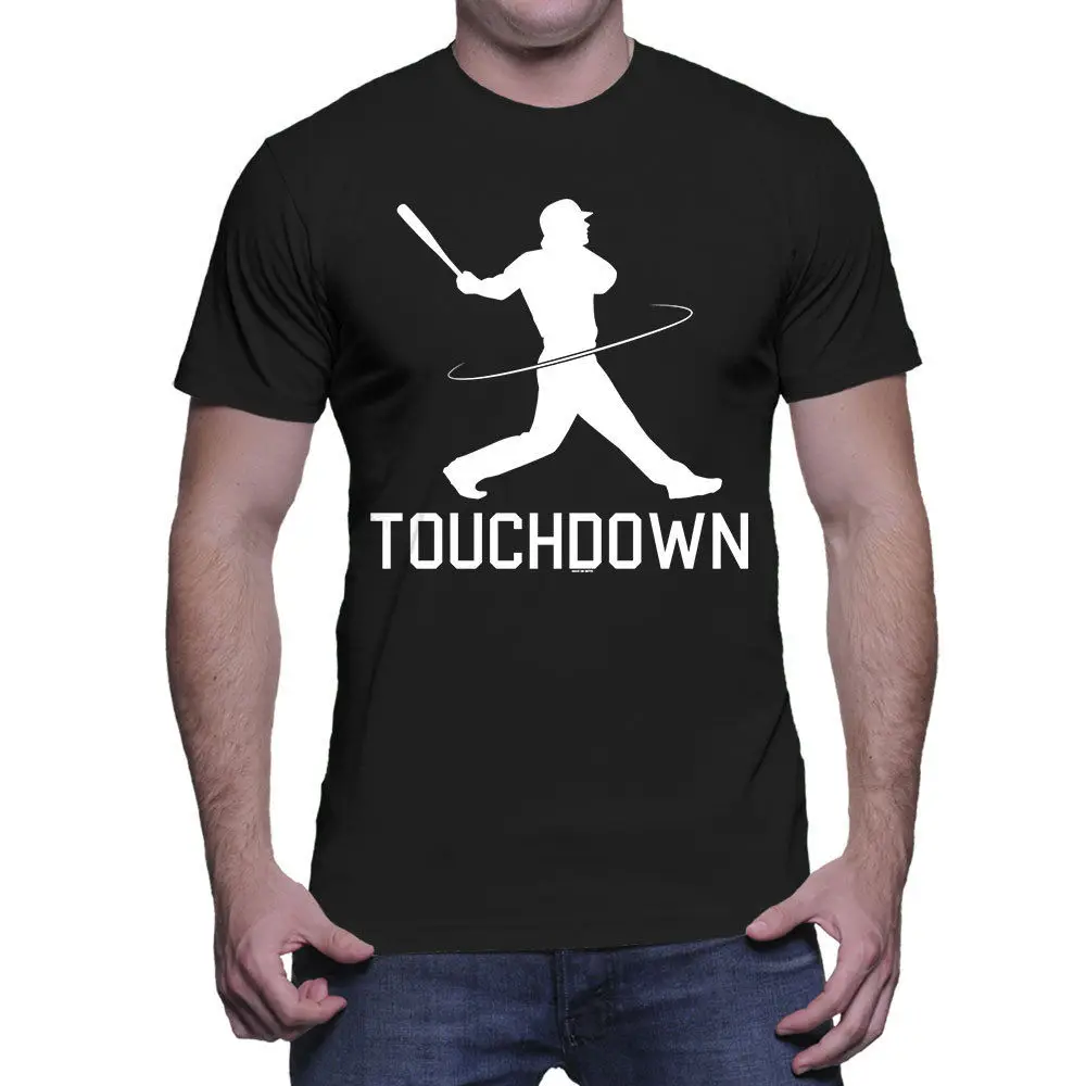 Touchdown Бейсбол-Футбол запутанный спортивный игрок команда мужская футболка