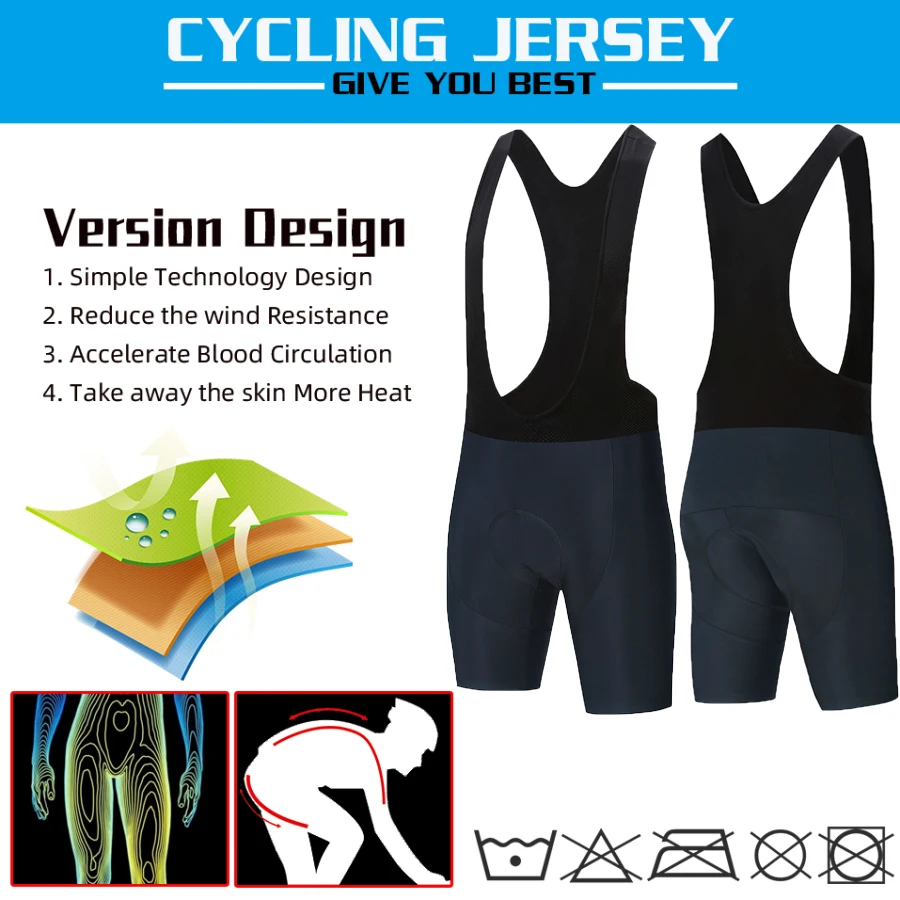 

2021 RCC PRO Cycling Jersey Set Pro Team Cycling Clothing MTB Cycling Bib Shorts Quick Drying Men Bike Jersey Set Ropa Ciclismo