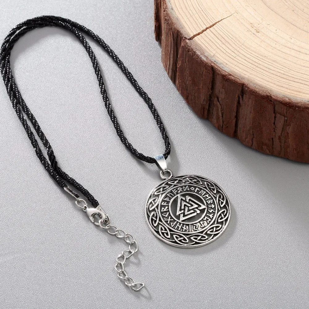 Чандлер Египет треугольное ожерелье для мужчин руны в стиле норвежских викингов