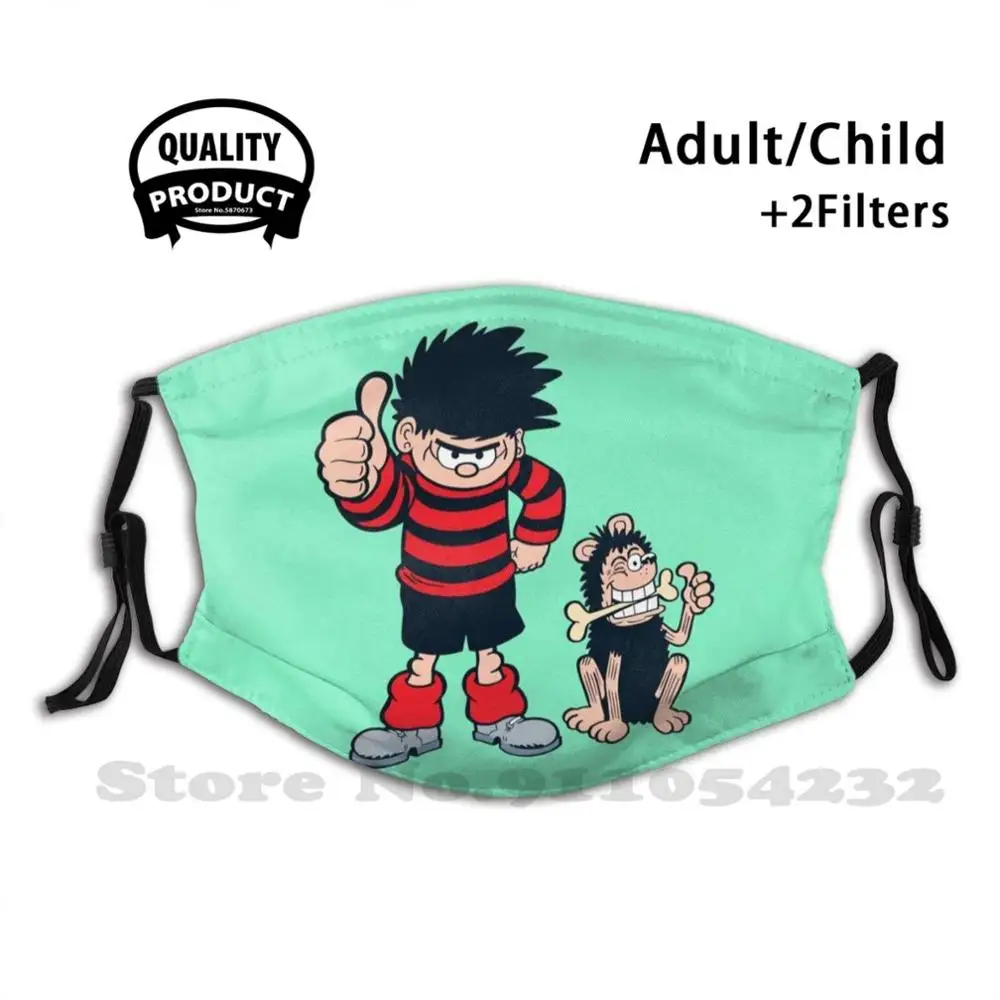 

Dennis The Menace And Gnasher - Thumps Up Spring Soft Mouth Masks Dennis The Menace And Gnasher Gnasher Strip The Beano Beano