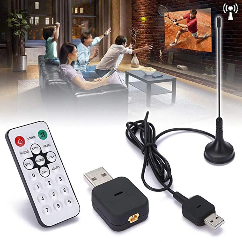 Мини USB2.0 цифровой DVB-T SDR + DAB FM видео вещания HDTV тюнер приемник палка | Электроника