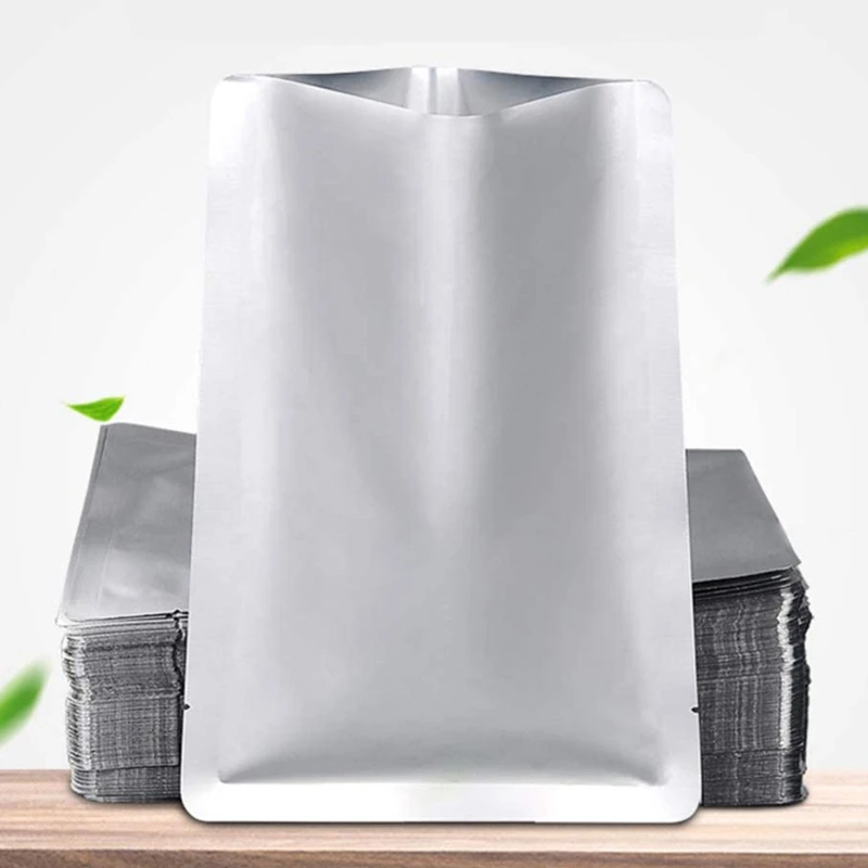 

100 St Mylar Food Pouch Aluminum Foil Vacuum Pouch 15X20Cm Coffee Candy Candy Tea Storage Pouch