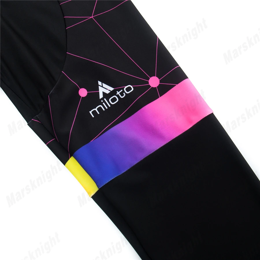

2021 MILOTO Pro Cycling Bib Trousers Breathable Mountain Bike Pants Bicycle Tights Coolmax Gel Pad Cycling Bib mtb Pants