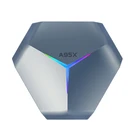 Приставка Смарт-ТВ A95X F4 Amlogic S905X4 RGB светильник Android 10 Max 4G 128G 2,4G5G Wifi Youtube 8K медиаплеер Android 10 ТВ-приставка