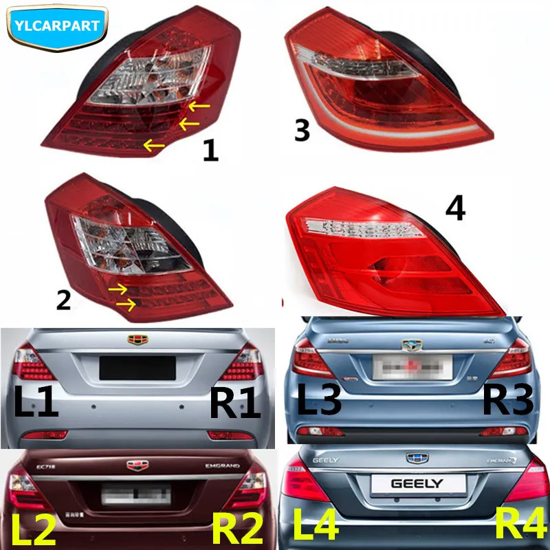 Задняя часть автомобиля светильник для Geely Emgrand 7 EC7 EC715 EC718 Emgrand7 E7