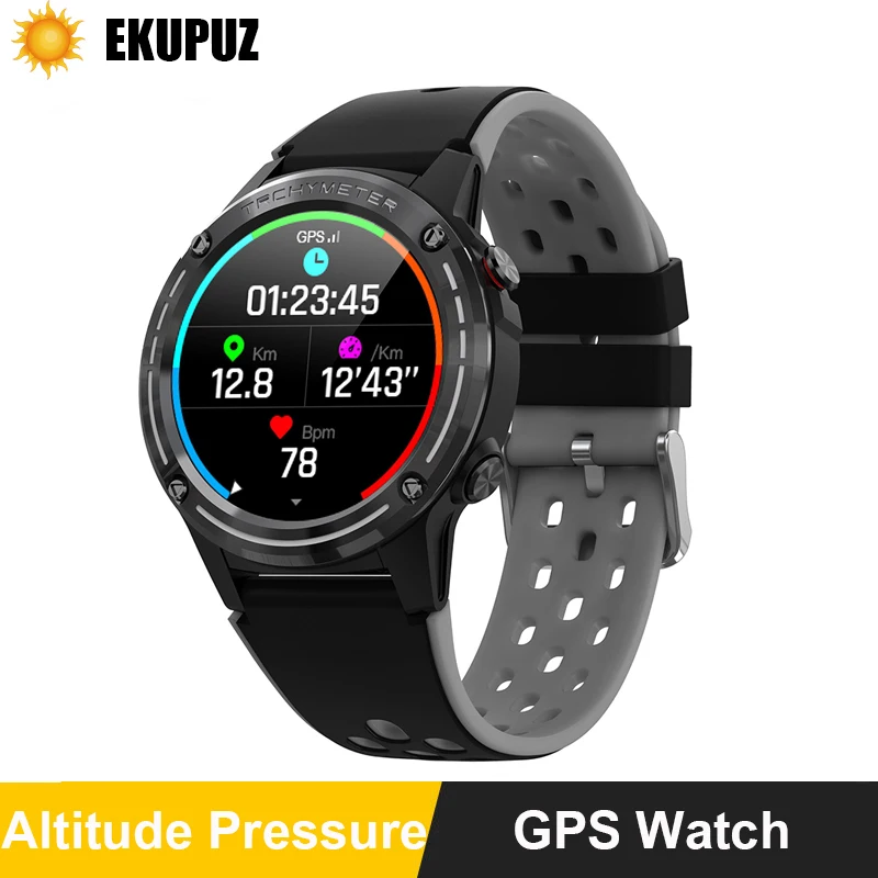 Смарт часы GPS новый фитнес трекер компас барометр альтиметр пульсометр для Android IOS