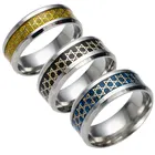 Кольца Bxzyrt с шестиконечной звездой Давида кольца из нержавеющей стали для женщин обручальные кольца модные ювелирные изделия для мужчин Прямая поставка