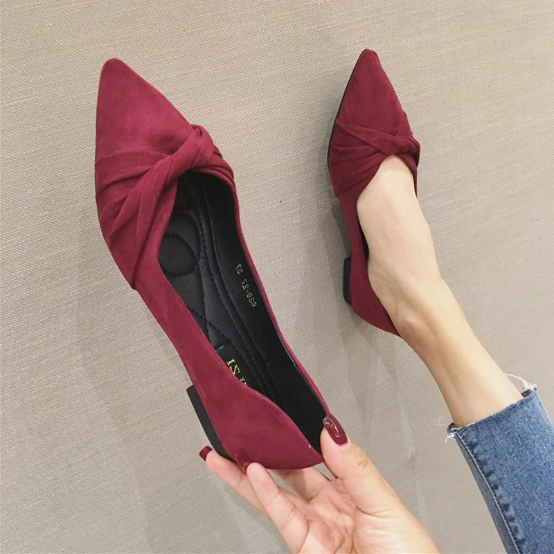 

Basic Women Flats Black Flats for Women Dressy Comfort Ballet Foldable Flats Small Size 33 34 Big Size 45 46 Pointed Toe Slipons