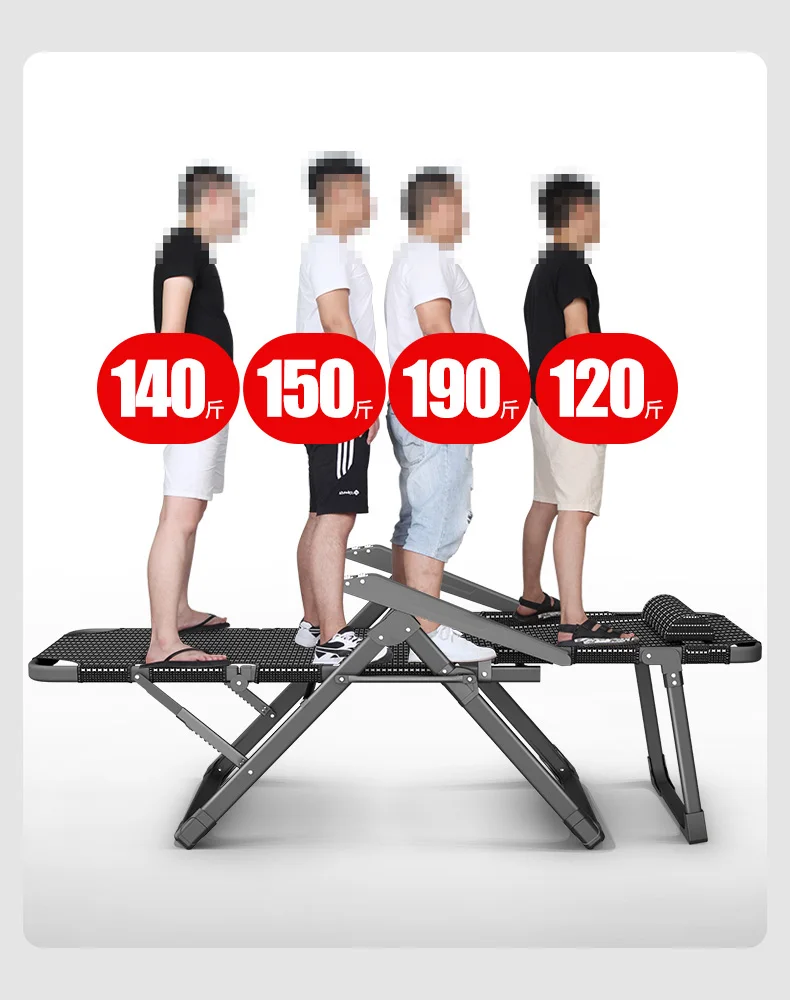 Шезлонг складной для обеда балкона кресло сна отдыха дома портативный пляжа