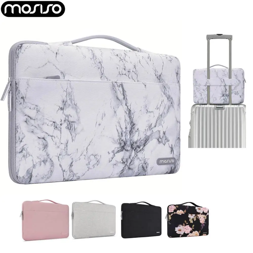 

MOSISO Laptop Sleeve Briefcase Bag for Macbook Air Pro Touch Bar 13 15 16inch A2141 A1932 Notebook Sleeve Handbag for Dell Asus