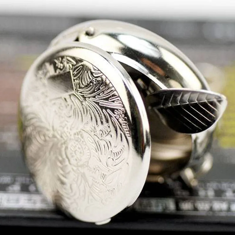 

10pieces/lot Portable Pocket Ashtray/Car Ashtray Mini Stainless Steel Ashtray with Keychain and Cigarette Butts ashtray