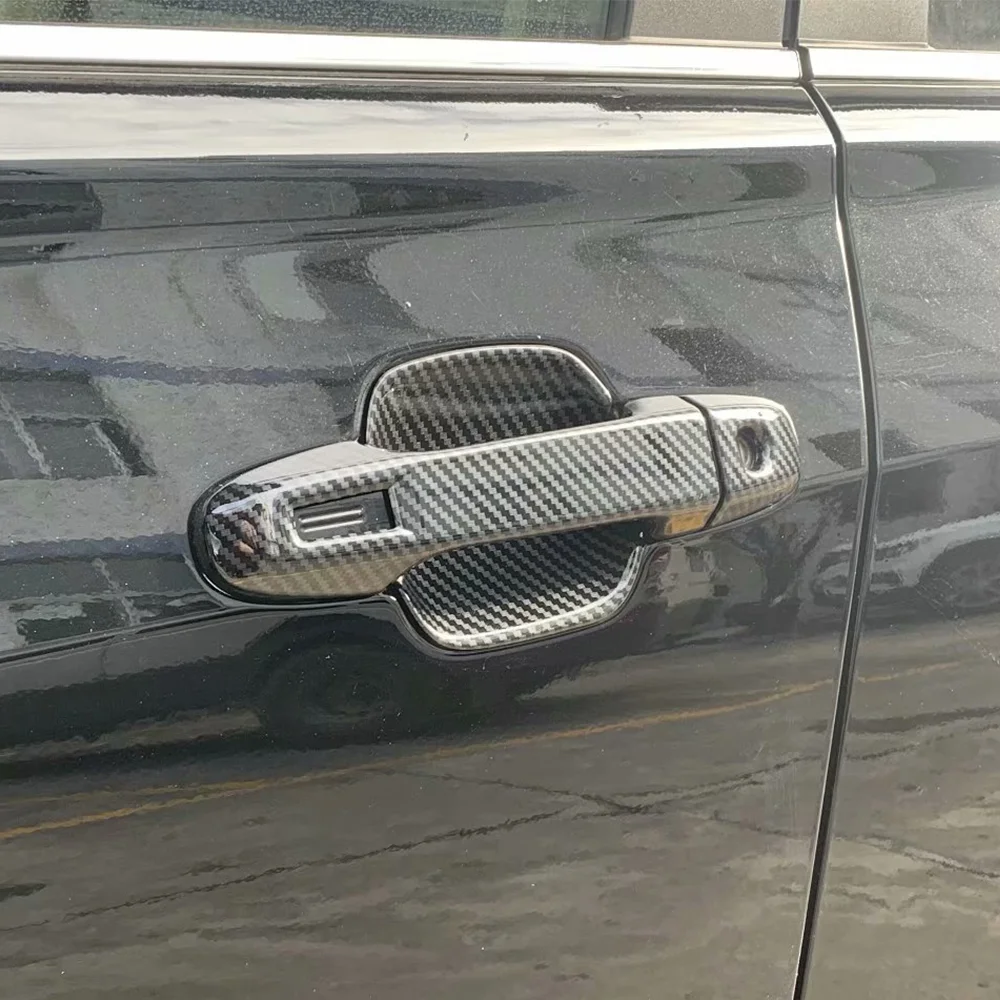 

Для Subaru Forester SK 2019-2020, автомобильная дверная ручка и чаши, защитные наклейки на раму, карбоновые аксессуары для внешней отделки автомобиля