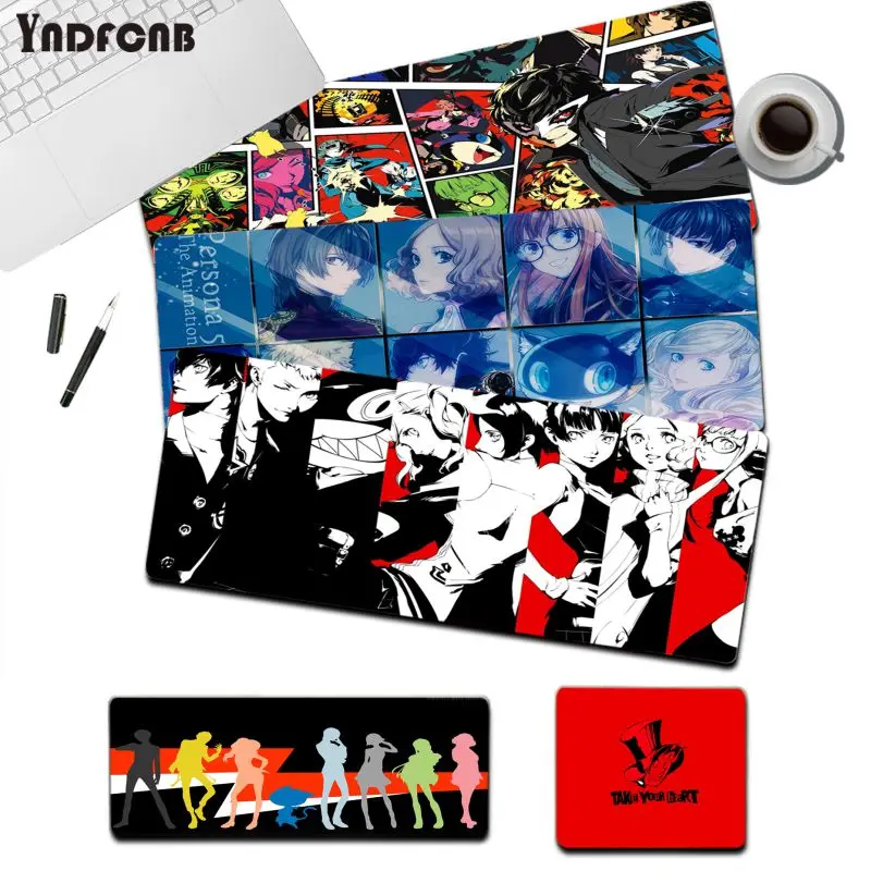 

YNDFCNB Persona 5 New Design Natural Rubber Gaming mousepad Desk Mat Size for for Cs Go LOL Game Player PC Computer Laptop