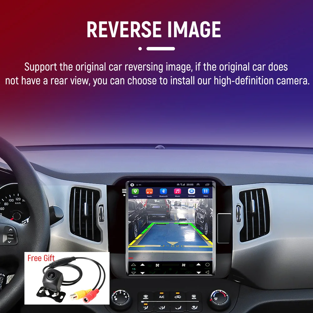 

9.7inch Car Multimedia Video Player For KIA Sportage 2011-2015 WiFi Carplay DVD 2 din Android 10 Radio 2GRAM+32GROM DSP