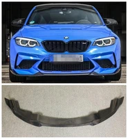 high quality carbon fiber bumper front lip protector cover fits for bmw f87 m2 m2c 2020 2121