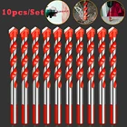 Набор многофункциональных сверл, 10 шт., 100 мм, для электрического настольного сверления, для керамической плитки, мрамора, алмазных сверл