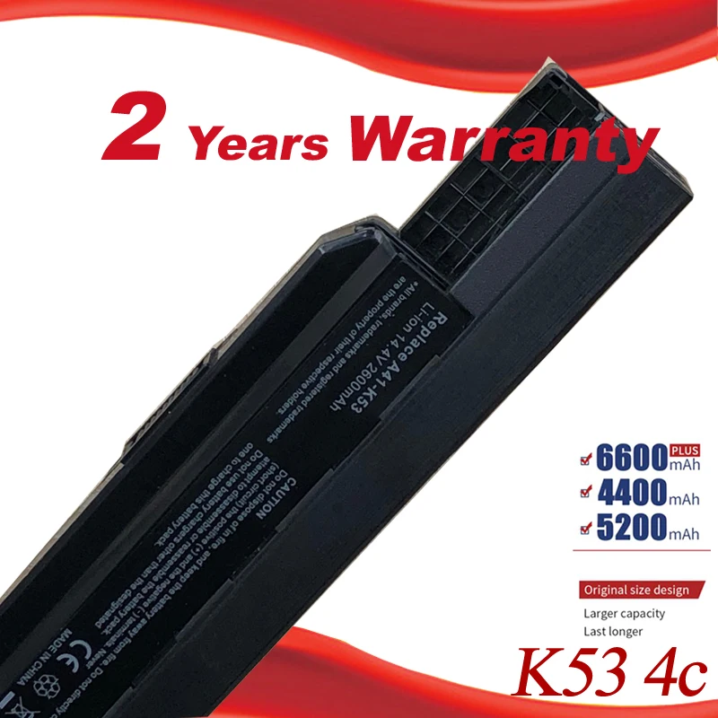 4 ячейки K53u Аккумулятор для ноутбука Asus A32 K53 A42-K53 A31-K53 A41-K53 A43 A53 K43 K53S X43 X44 X53 X54 X84 X53SV