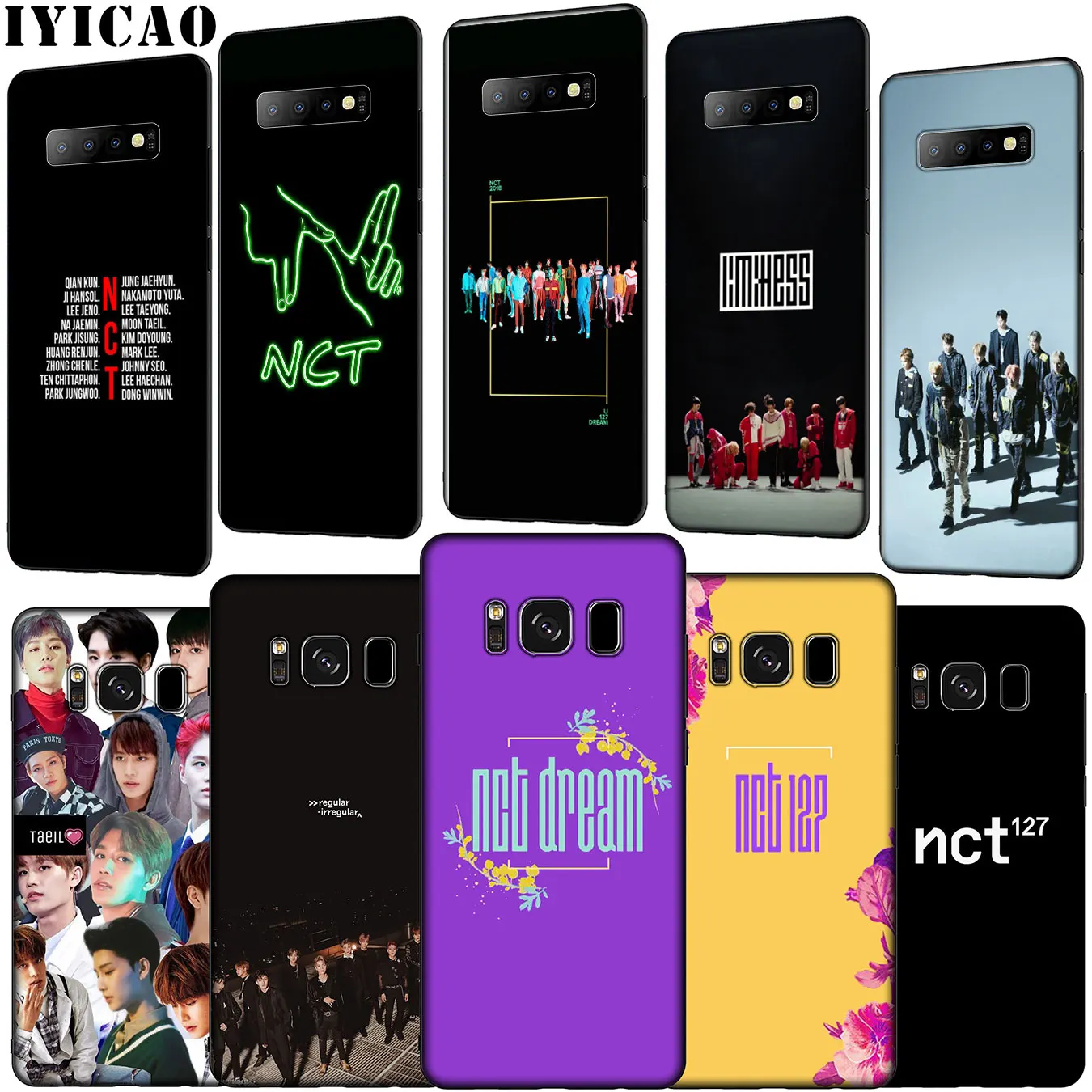 IYICAO NCT 127 Мягкий силиконовый чехол для телефона Samsung Galaxy S20 Ultra S10 Lite S9 S8 Plus S6 S7 Edge S10e |