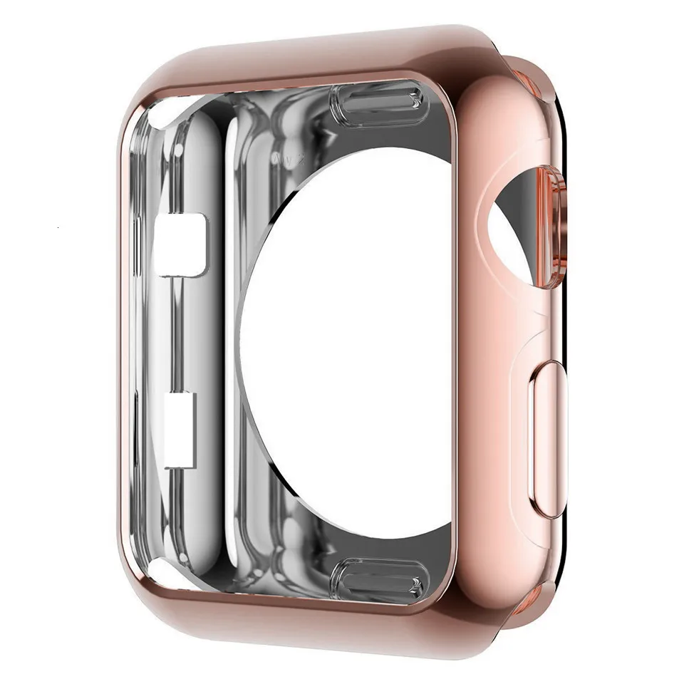Защитный чехол из мягкого силикона для Apple Watch 40 мм 44 мм iWatch серии 1 2 3 4 42 мм 38 мм