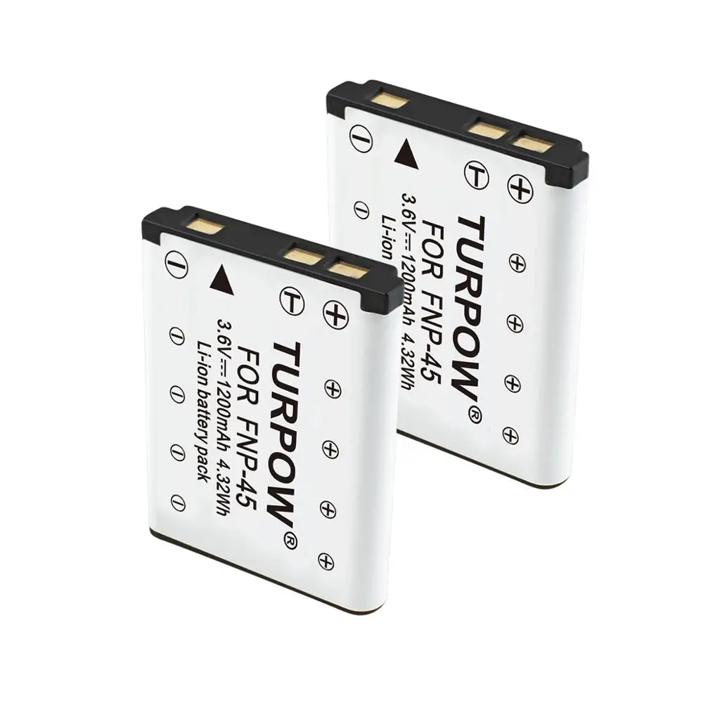 2X Battery Turpow NP-45, NP-45A NP-45S NP45, NP45A LI40B Батарея+ ЖК дисплей Зарядное устройство для ЖК-дисплея с подсветкой Fujifilm FinePix Z30, Z10fd, Z250fd, Z110, Z700EXR, J10, J120 - Цвет: 2X Battery