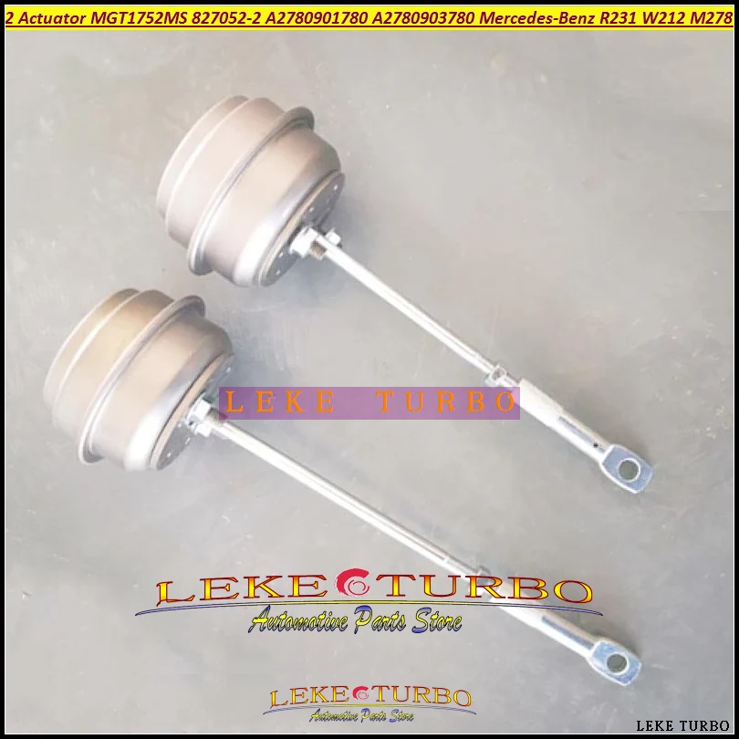 2 шт. турбопривод 827052 5001S A2780901780 A2780903780 для Mercedes Ben SL R231 E klase W212 W221 E500 M278