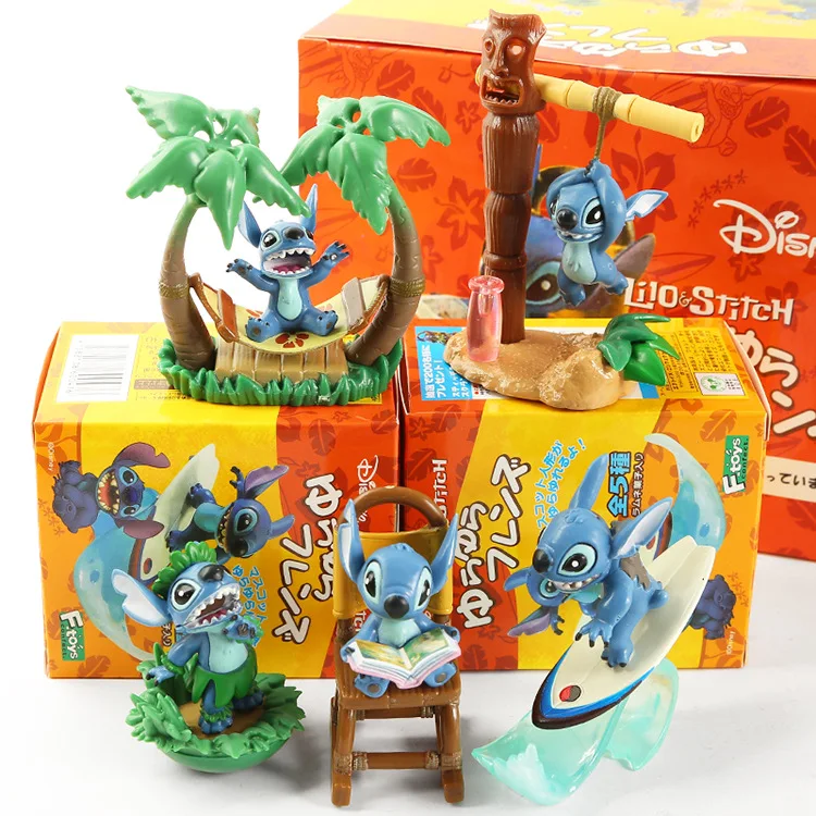 Lilo Stitch 626 фигурка игрушка крутая Летняя серия торта декоративная игрушка куклы подарок на день рождения