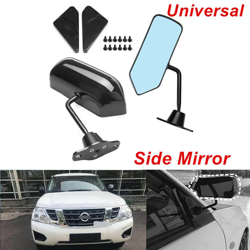 

Универсальное зеркало заднего вида в стиле F1 для гонок Боковое Зеркало Выпуклое стекло кафе ретро пара