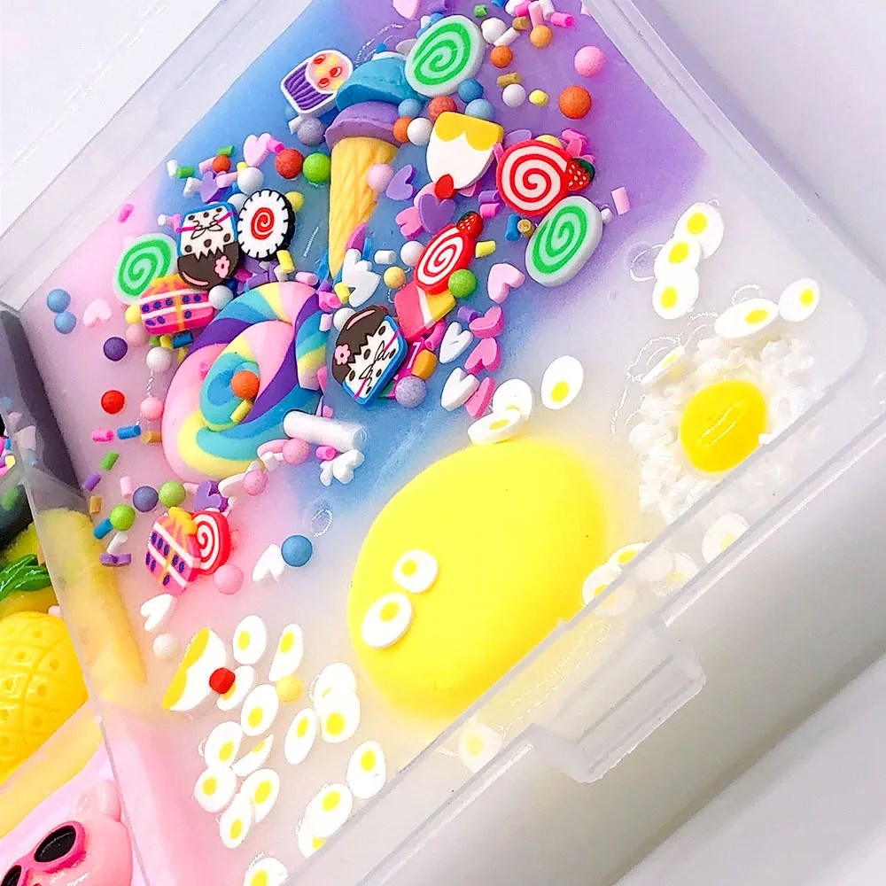 JIMITU фигура новый милый десять решетчатых грязи Кристалл 500 мл DIY тысячи шелковой